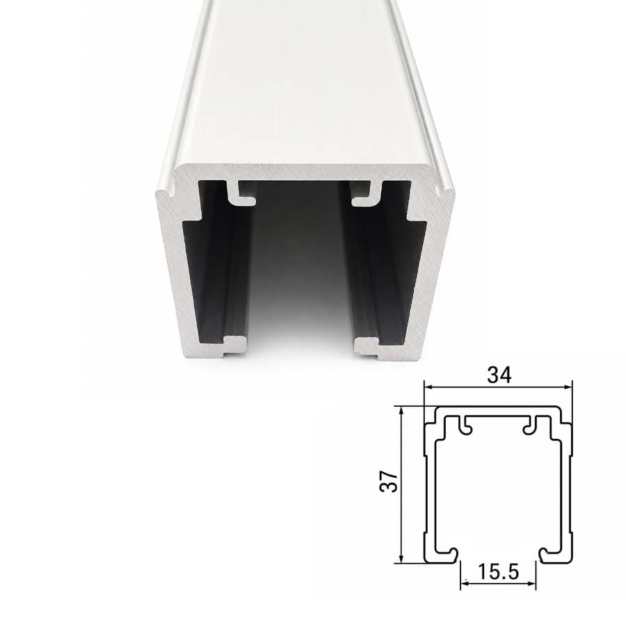 Cấu tạo ray trượt giảm chấn TOHO TH774 với hộp giảm chấn đồng bộ 2 cánh