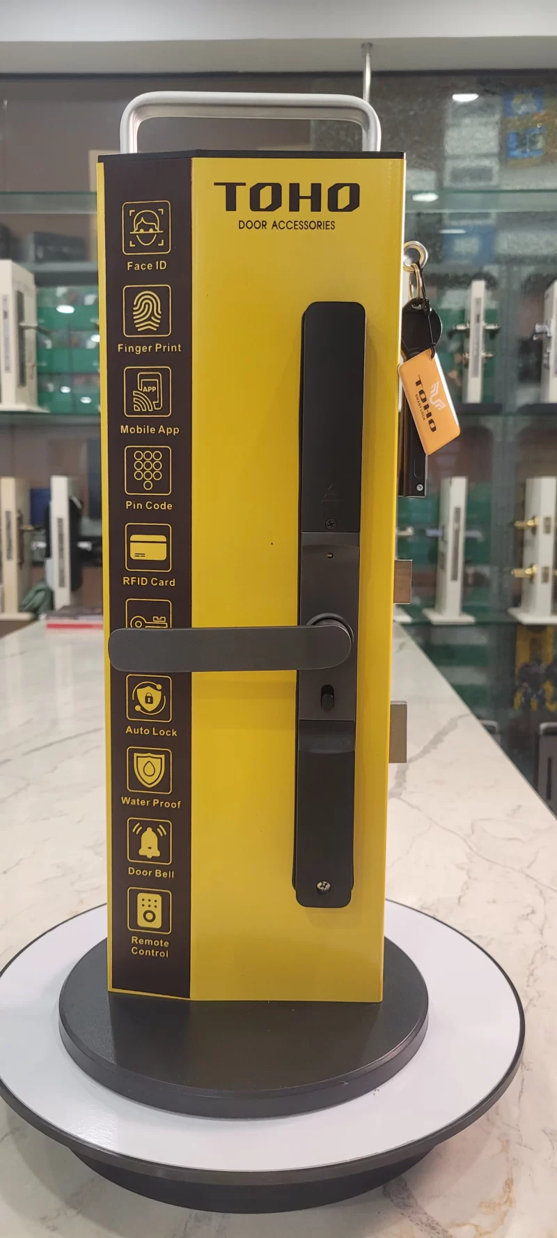 Khóa Vân Tay Cửa Nhôm Xingfa TOHO TH784